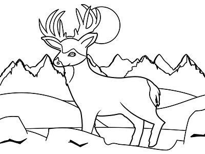 Deer Adventure Dribbble