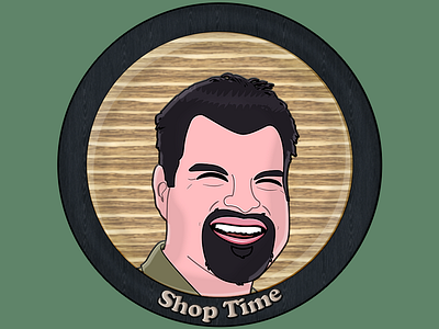Shop Time Logo Dribbble cartoon cartooning illo illustration logo practice vector