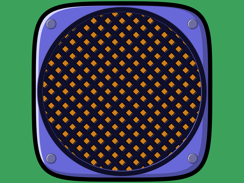 Speaker Block Dribbble icon android video game item block speaker mario