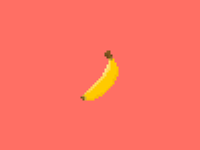 Banana pixel banana cute food fruit pixel art useful