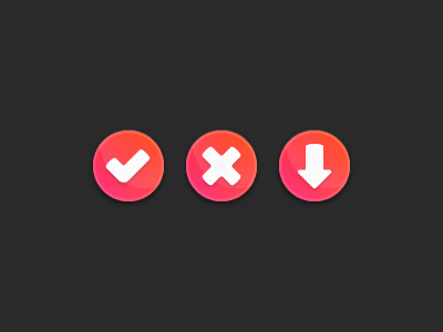 Button trio button icon