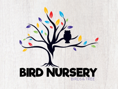 BIRD NURSERY branding design logo nursery tree tree logo