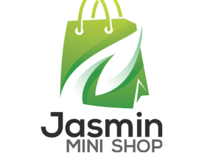 JASMIN MINI SHOP branding business buy logo flat logo shopping