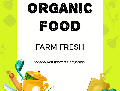 Flyer_organic food design flat flyer flyer design flyer template flyers organic restaurant