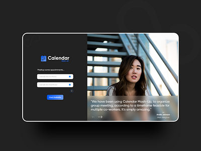 Calendar Mash-Up | Web App UI