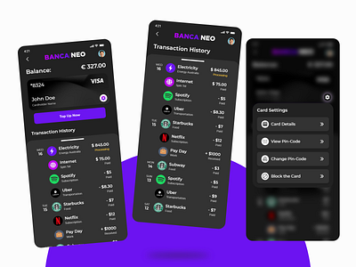 BancaNeo - Banking App - Redesign