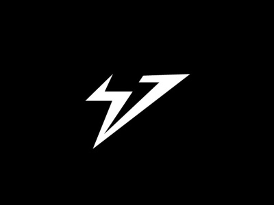 Zeus clean design fitness icon logo mark sport thunder vector zeus