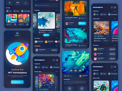 NFT Marketplace Mobile App