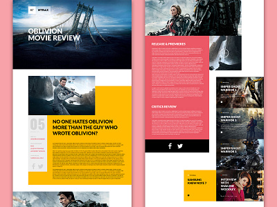 Ntrax concept - 02 blog magazine media news web web design website website design