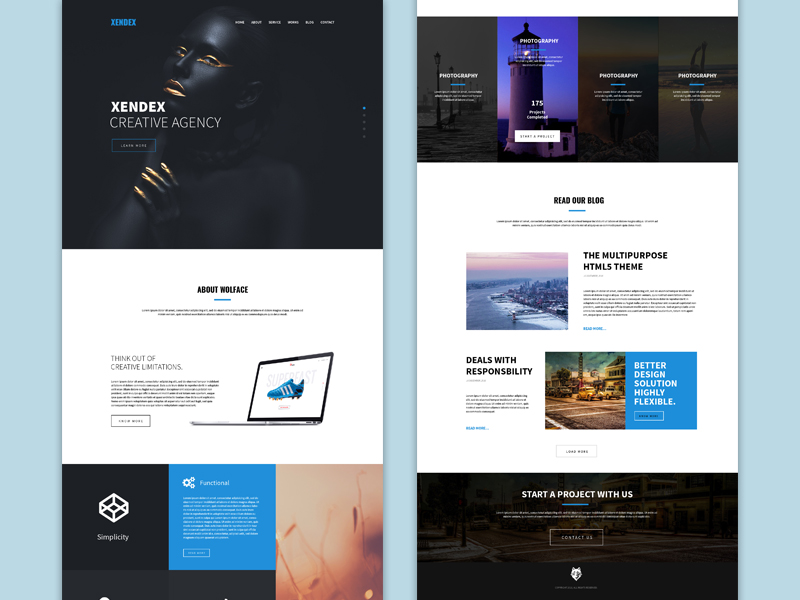 Homepage Design by Ronnie Abs on Dribbble