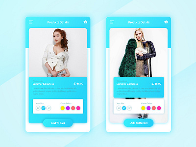 Ecommerce App - Product Details Screens