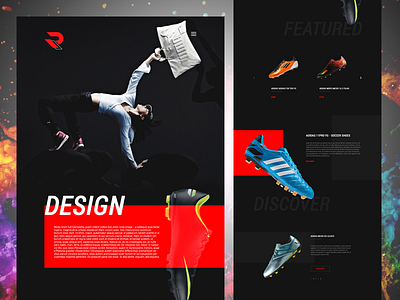 Reekters Ecommerce Website Concept ecommerce footwear reekters shoes shop shopify ui web web design website