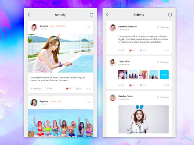 Marvelus - Social Apps Screen 03 android app apps ios minimal mobile ui ui design