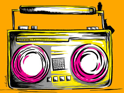 radio 90s antique old retro