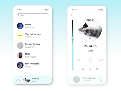 Music player figma mobile mobile app design music music app music player