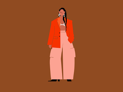 Alicia Keys archetype character design illustration