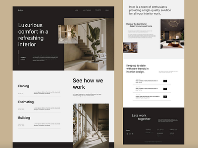 Interior Website Design