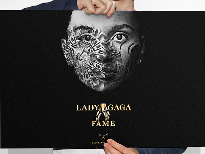 Lady Gaga Fame Advertisment advertisment poster print