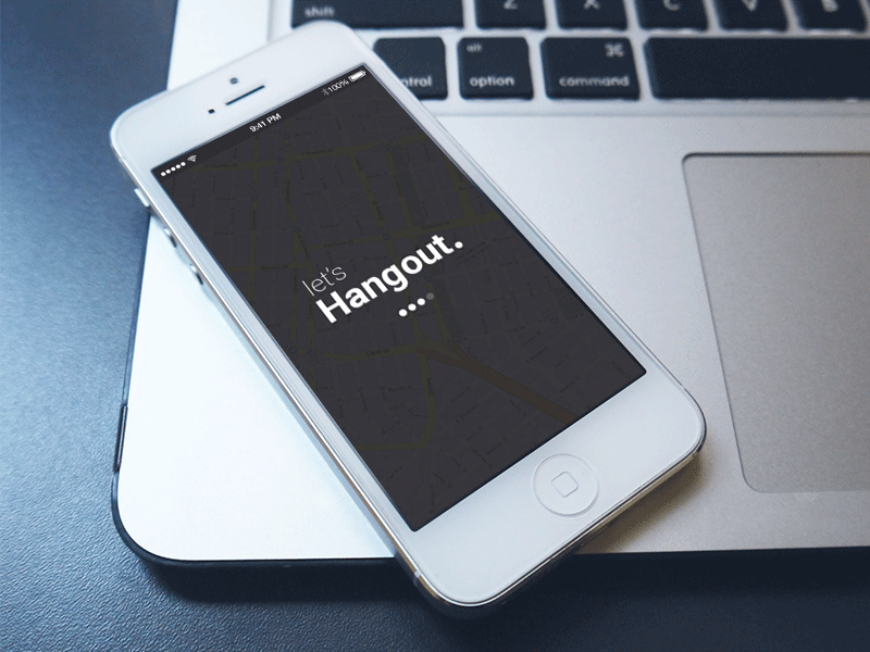 Let's Hangout App Ui Design