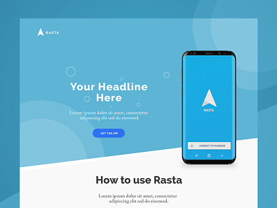 Rasta Landing Page Design