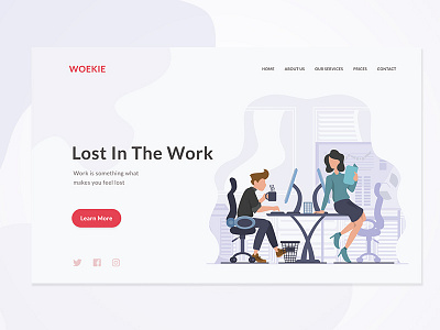 Workie Website User Interface Design