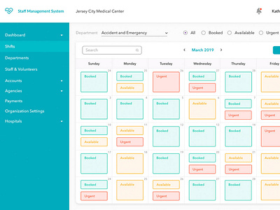 Staff Management and Notification System for Medical Institution