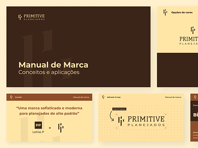 Primitive Planejados - Brand Guidelines branding design graphic design logo