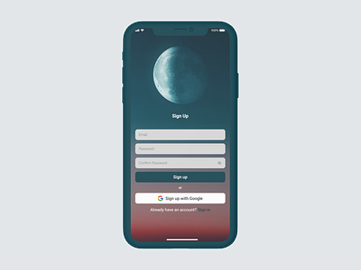 Sign Up Screen | Daily UI.