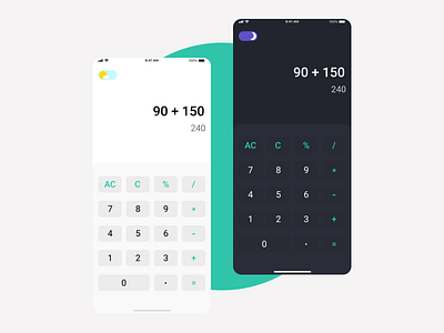 Calculator | Daily UI Challenge. calculator design figma mobile ui ux