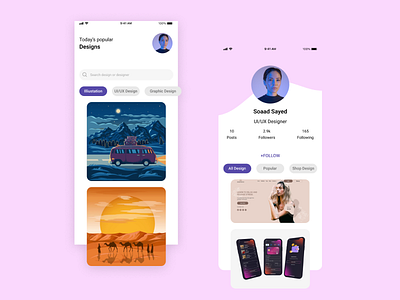 User Profile| Daily UI Challenge.