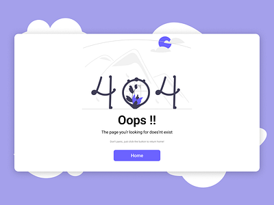 404 Page| Daily UI Challenge. 404 design figma ui ux web