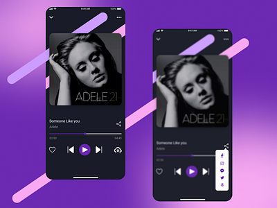 Music Player| Daily UI Challenge. design figma mobile music ui ux