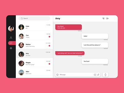 Direct Message | Daily UI Challenge.