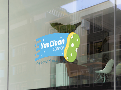 YasClean Logo branding design illustration logo