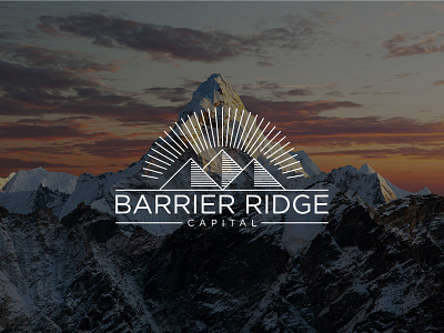 Barrier Ridge Capital art branding design flat graphic design icon illustration logo minimal vector