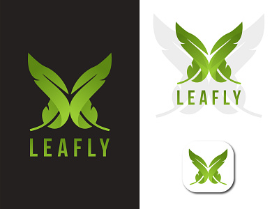 Leafly art branding design flat graphic design icon illustration logo minimal vector