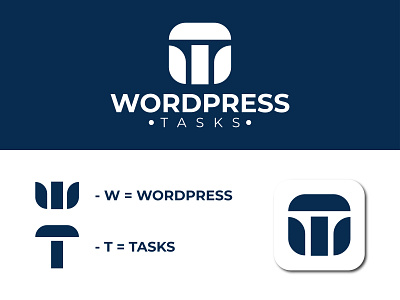 Wordpress Tasks art branding design flat graphic design icon illustration logo minimal vector