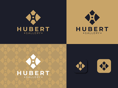 Hubert Gallery art branding design flat graphic design icon illustration logo minimal vector