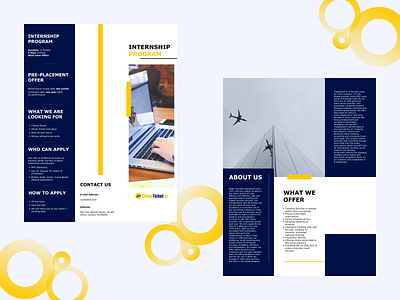 3-page brochure branding brochure figma graphic design