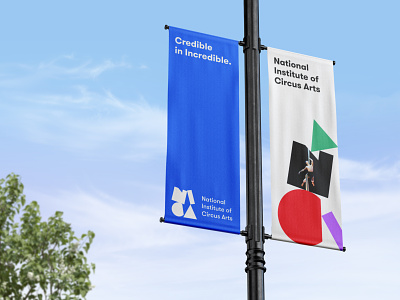 NICA 3 branding flags identity