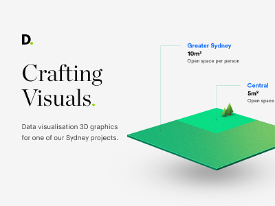 Data visualisation 3D graphics 3d iconography icons infographics legends