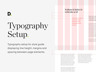 Typography setup font grid grids style guide styleguide typography typography setting