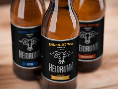 Heidrunn | Beer Label Design adv beer beer design beer label design design inspiration designer label label design mockup