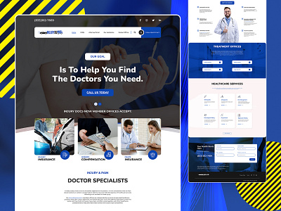 Injurydocsnow UIUX Website userexperience