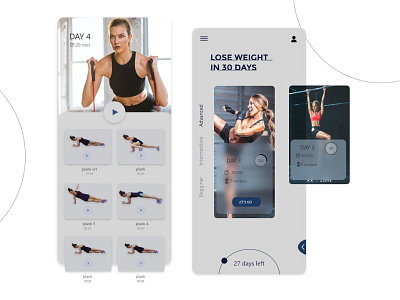 workout ui uidesign ux workout