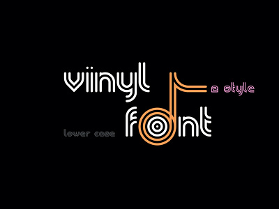 Vinyl Font