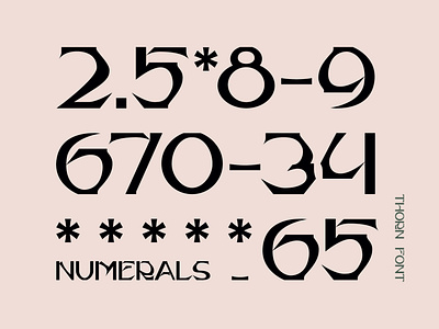 Thorn Numerals