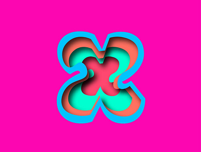 x art design icon illustrator logo type typography x