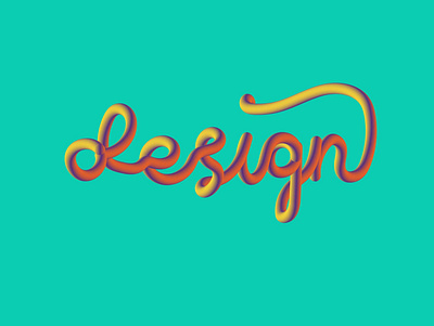 3d letter 3d art blend design illustrator lettering type typography