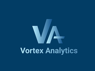 vortex analytics logo 30daylogochallenge art design icon illustrator logo logocore type typography vortex vortexanalytics